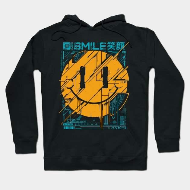 Cyber Smile Hoodie by StudioM6